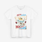 Unisex Heavy Cotton Tee - Fiction Reveals Truth Graphic Shirt