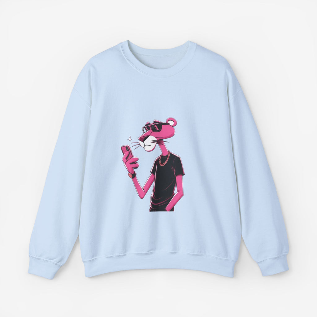 PINKY PANTHER Sweatshirt S Light Blue 