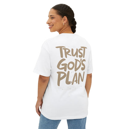 Unisex Oversized Tee - Trust God's Plan