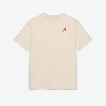 Oversize 280GSM Tee with Playful Graphic