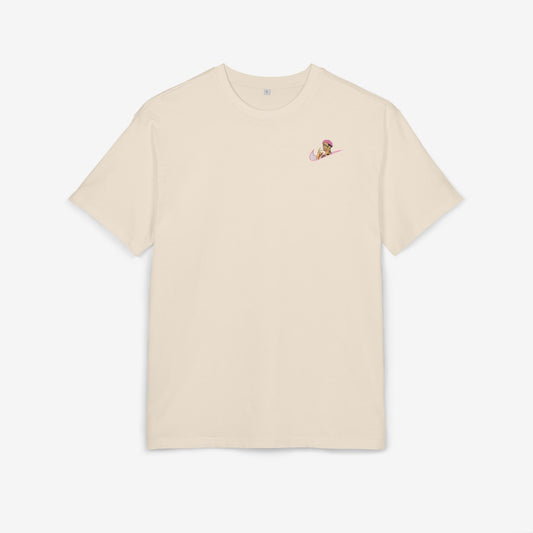 Oversize 280GSM Tee with Playful Graphic