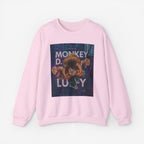 Luffy Sweatshirt S Light Pink 
