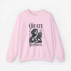 Create Happiness Unisex Crewneck Sweatshirt