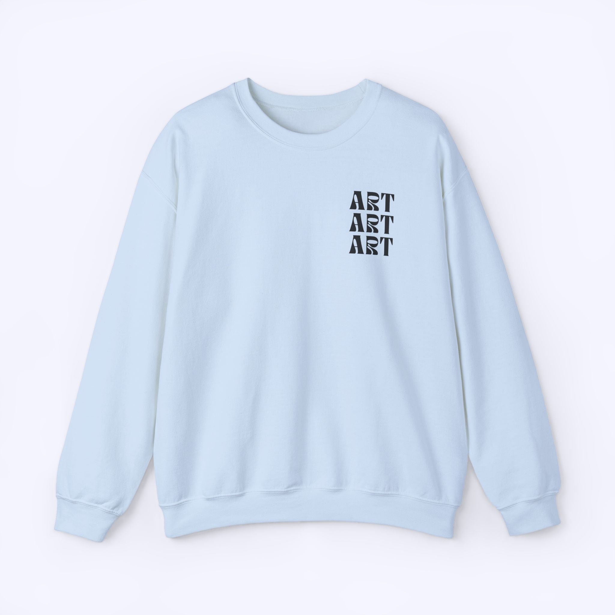ART Custom Sweatshirt Light Blue S 