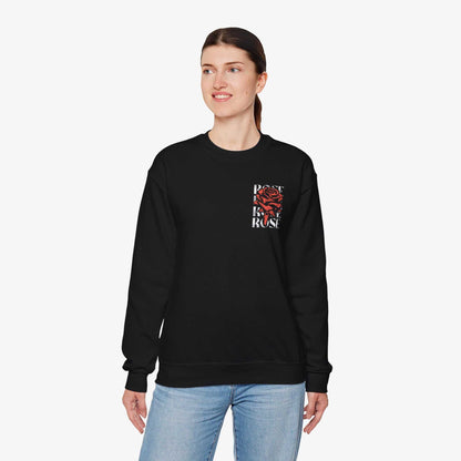 Rose Graphic Unisex Crewneck Sweatshirt