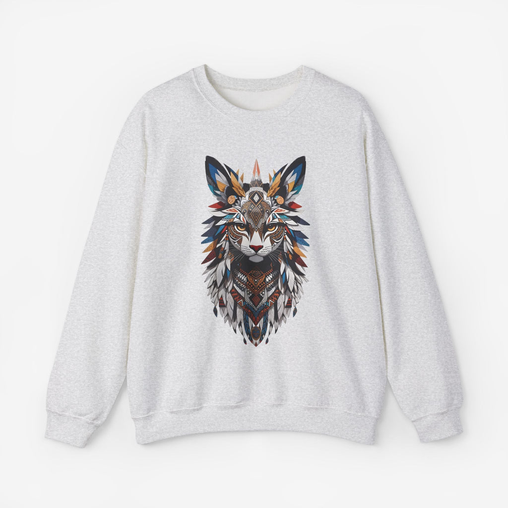 Cat Mandalas Sweatshirt Ash S 