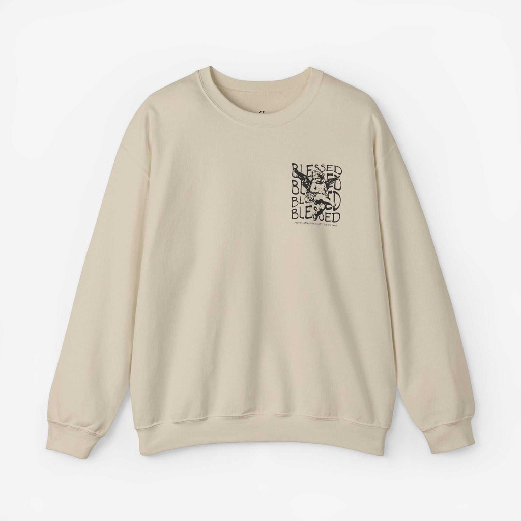 Blessed Unisex Crewneck Sweatshirt - Cozy Spiritual Comfort