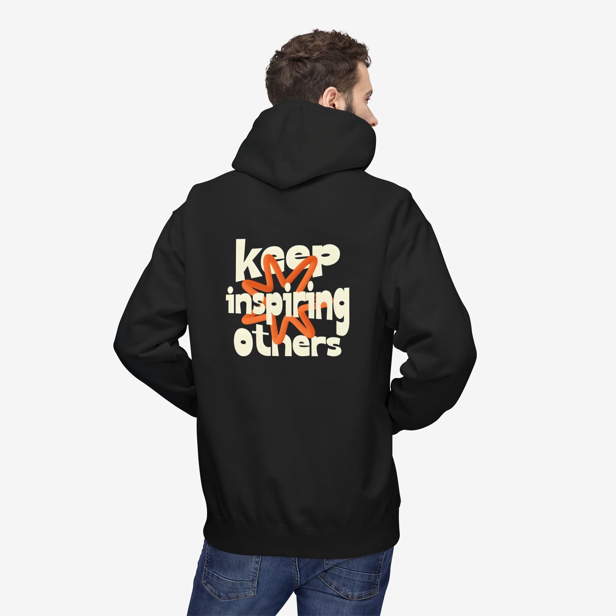 Inspirational Hoodie | Keep Inspiring Others | Unisex Midweight Fleece