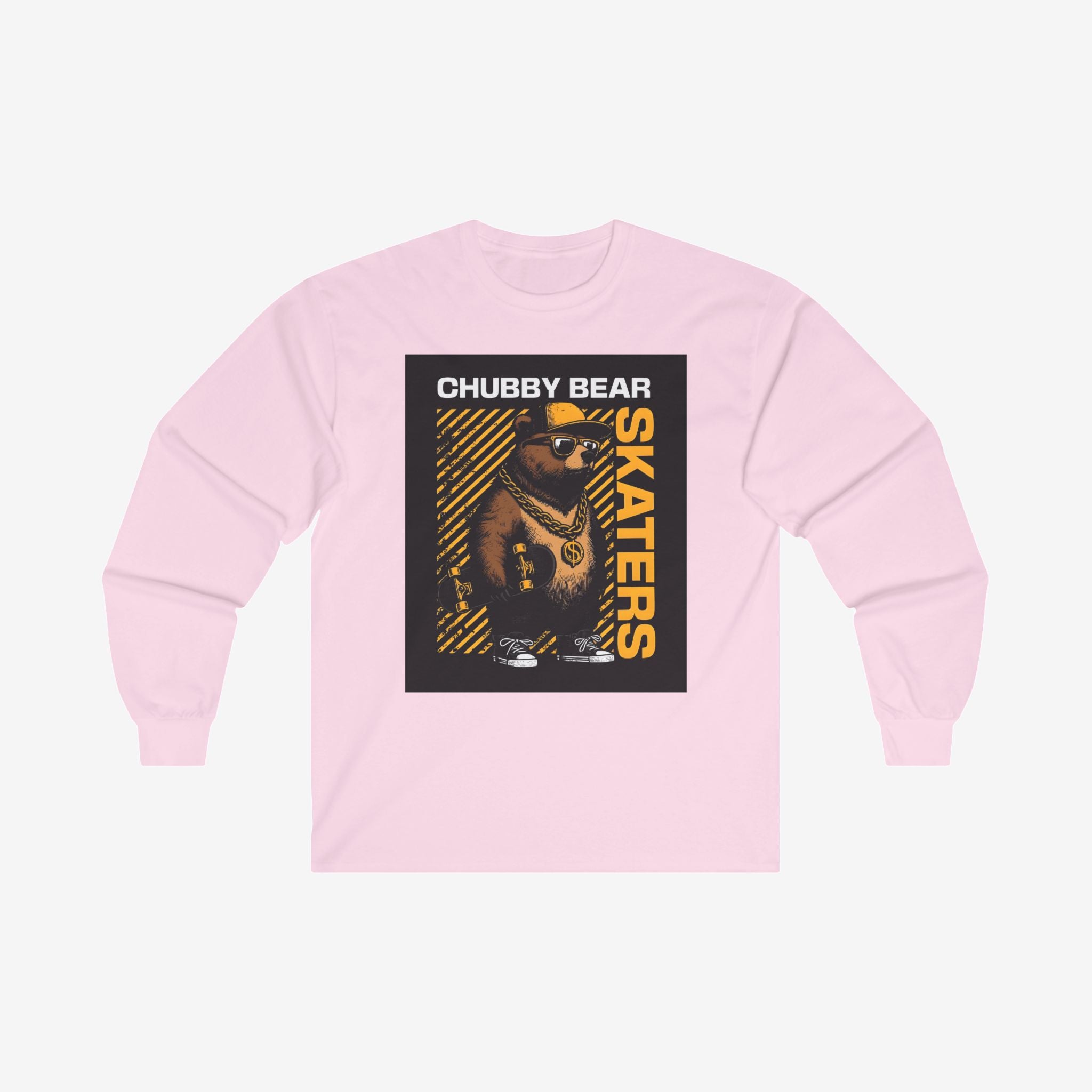 Chubby Bear Long Sleeve T Shirt S Light Pink 