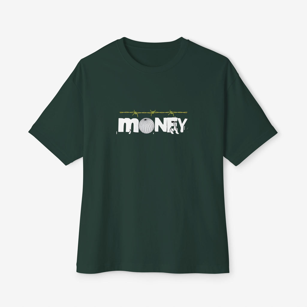 Unisex Oversized Boxy Tee - Money Moves Graphic Tee