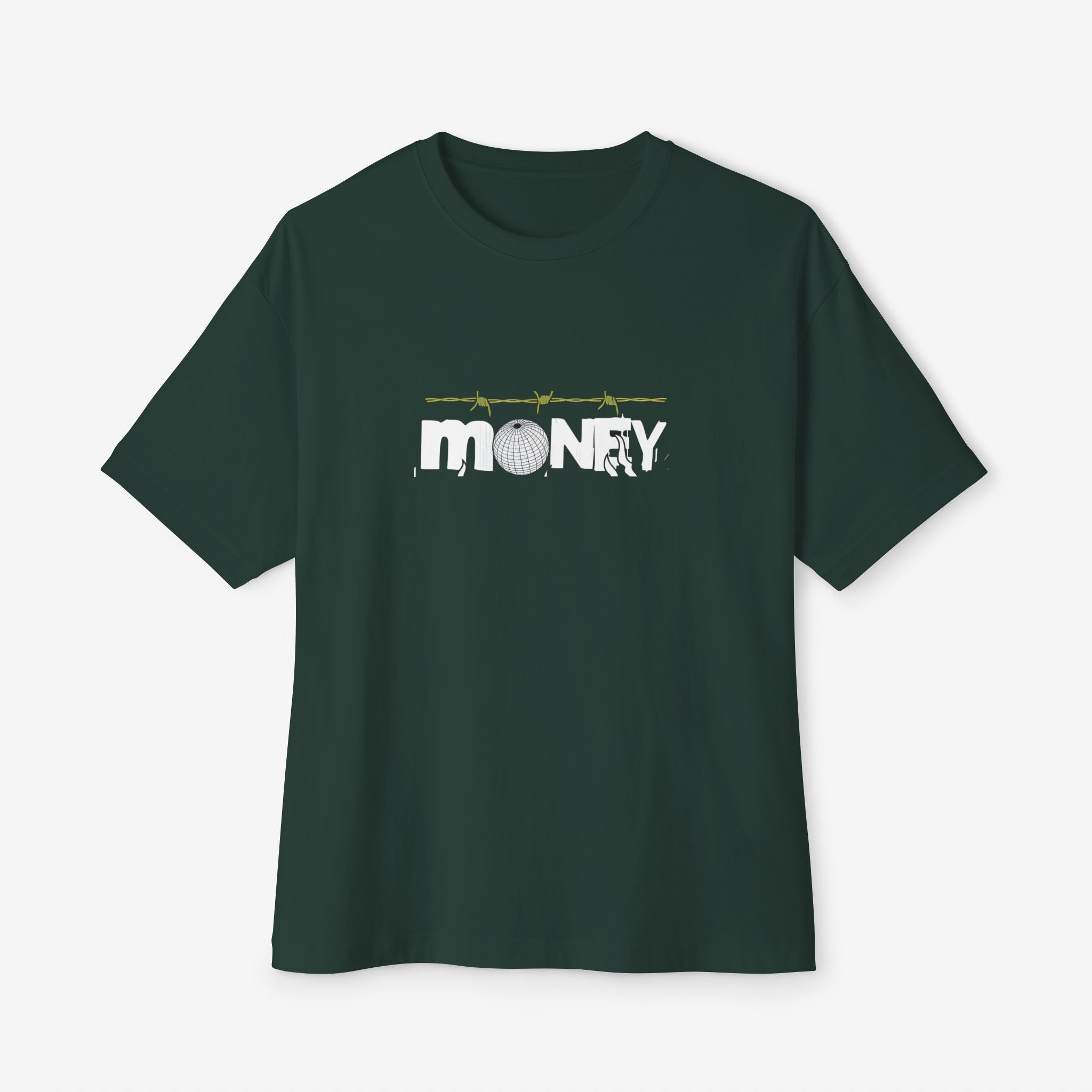 Unisex Oversized Boxy Tee - Money Moves Graphic Tee