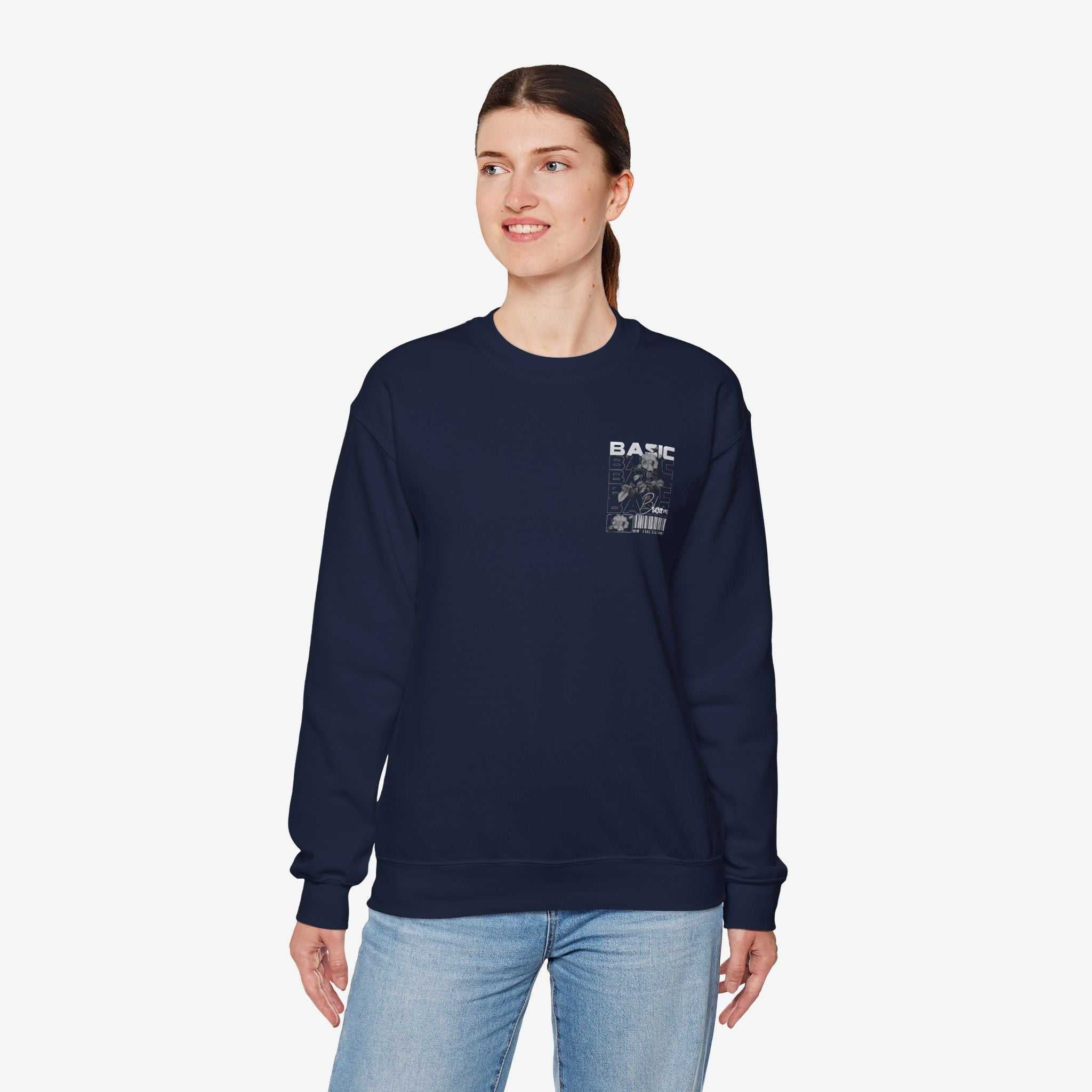 Unisex Heavy Blend™ Crewneck Sweatshirt - BASIC Graphic Tee for Casual Style