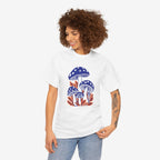 Whimsical Mushroom Unisex Heavy Cotton Tee