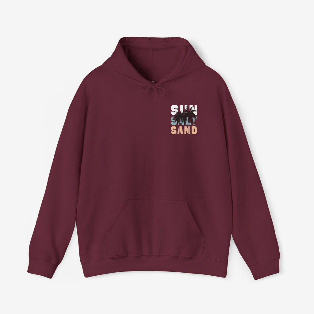 Santa Monica Surf Hoodie with Palm Tree Design
