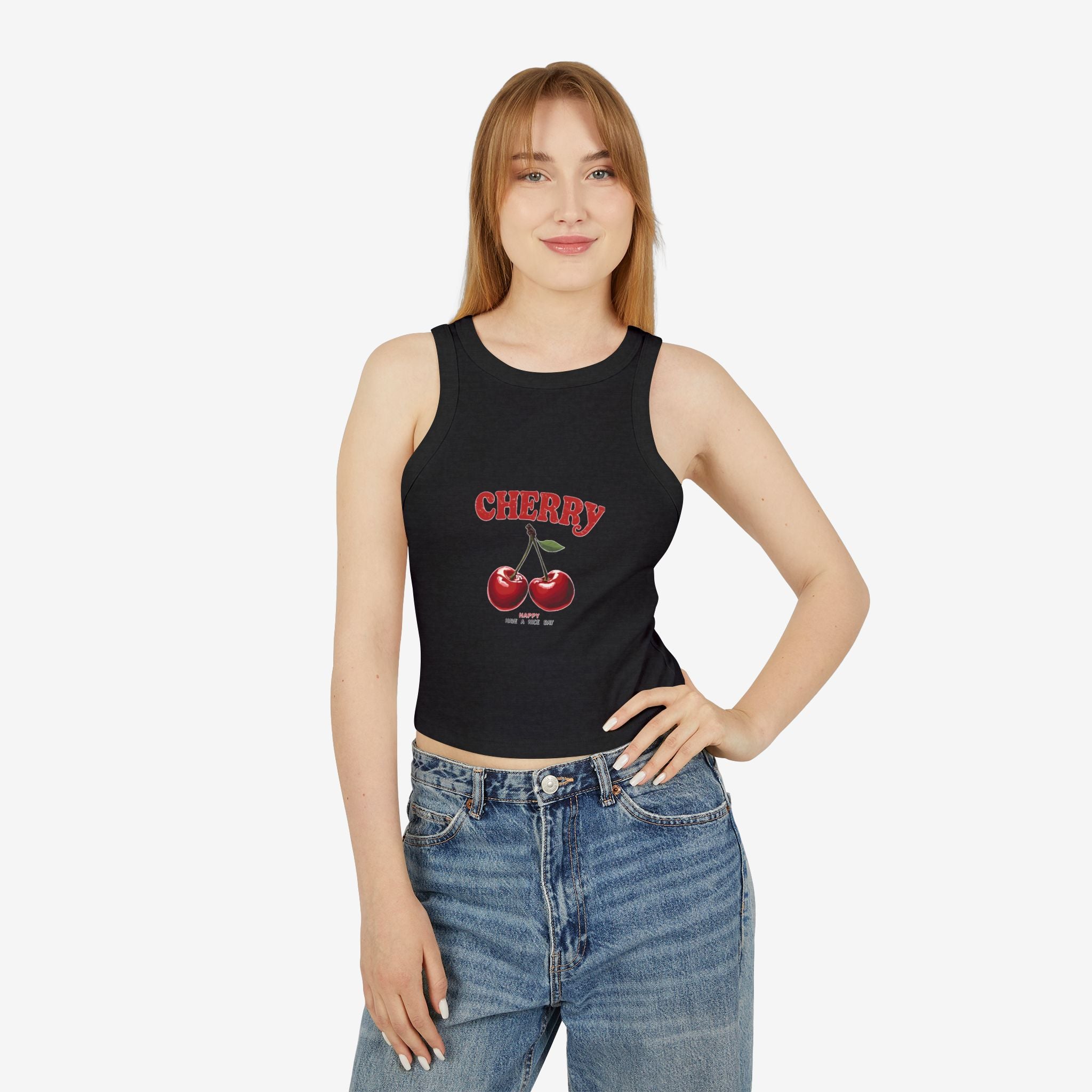 Cherry Print Tank Top