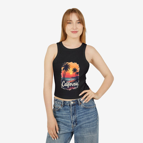 California Sunset Racer Tank Top