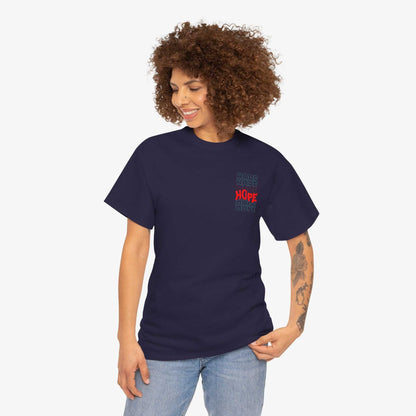 Inspirational Unisex Heavy Cotton Tee - 'Hope' Graphic Shirt