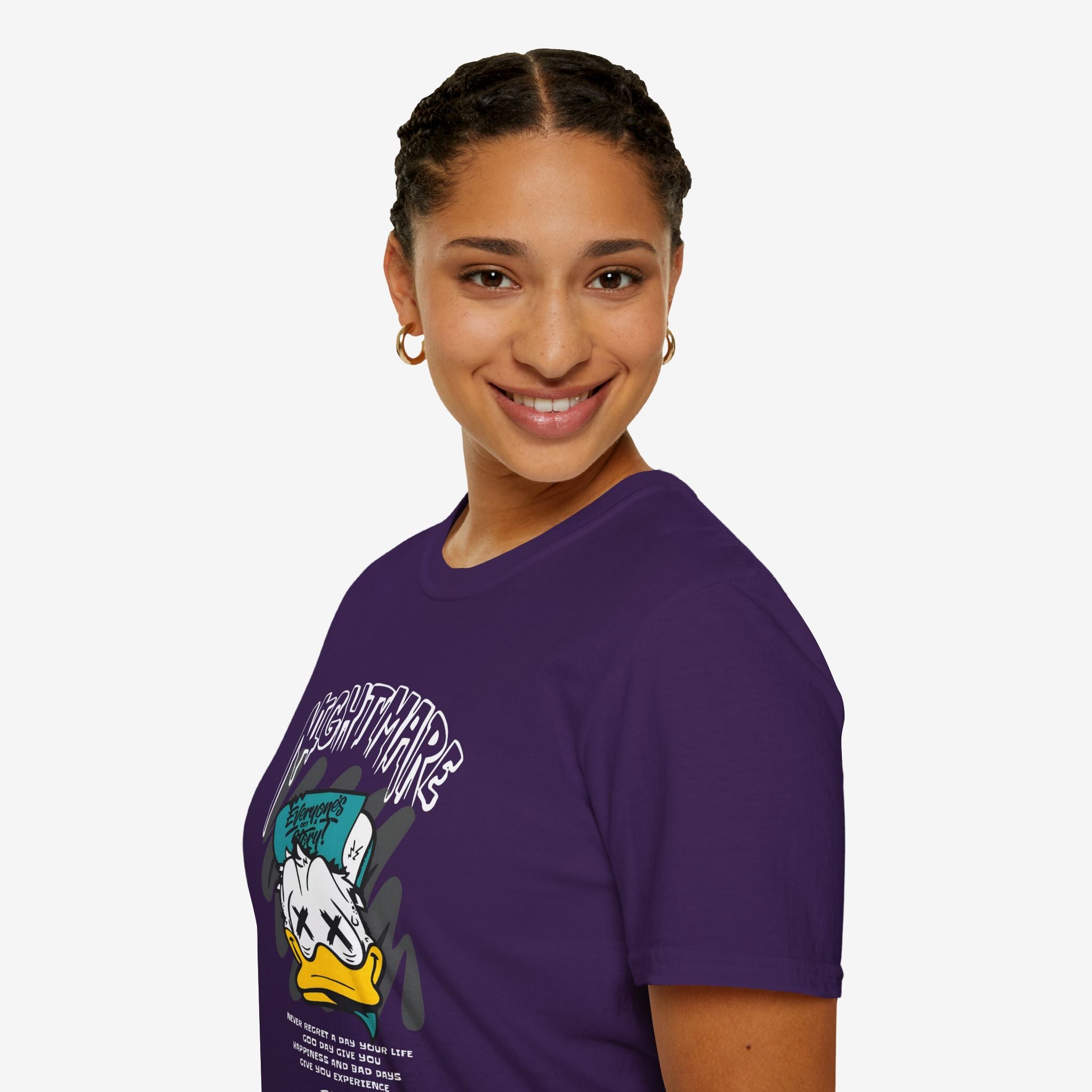Nightmare Donald Duck Unisex Softstyle T-Shirt - Bold Graphic Tee for Fans