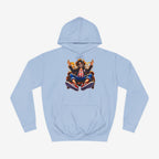 One Piece Luffy Custom Hoodie Sky Blue XS 
