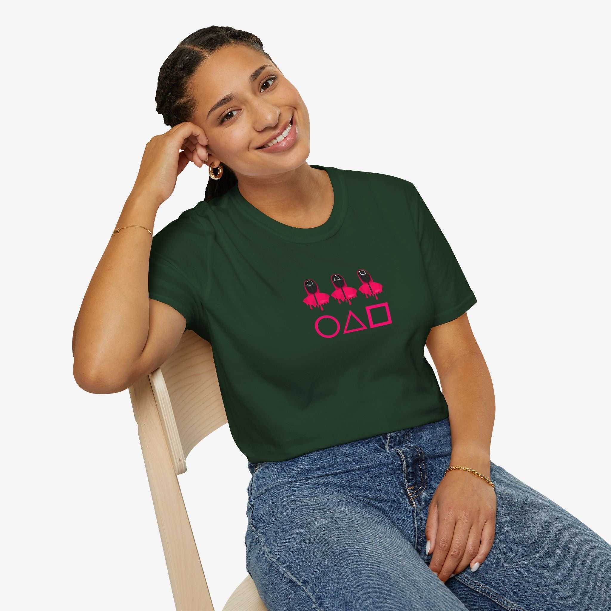 Unique Graphic Unisex T-Shirt – Squid Games