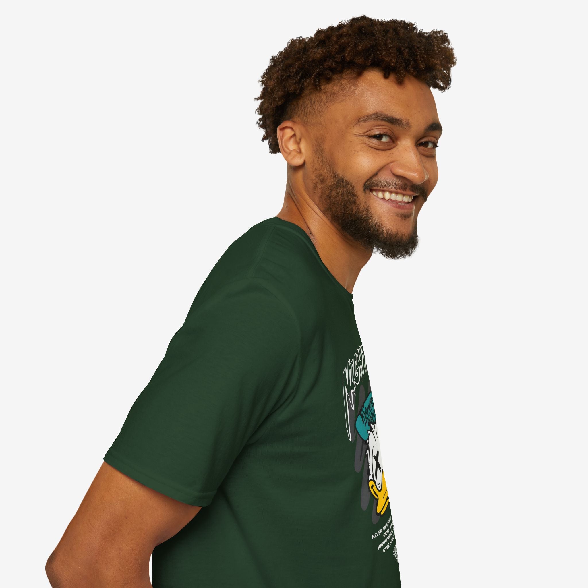 Nightmare Donald Duck Unisex Softstyle T-Shirt - Bold Graphic Tee for Fans
