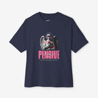 Oversized Tee - "Hold Pistol" Graphic T-Shirt