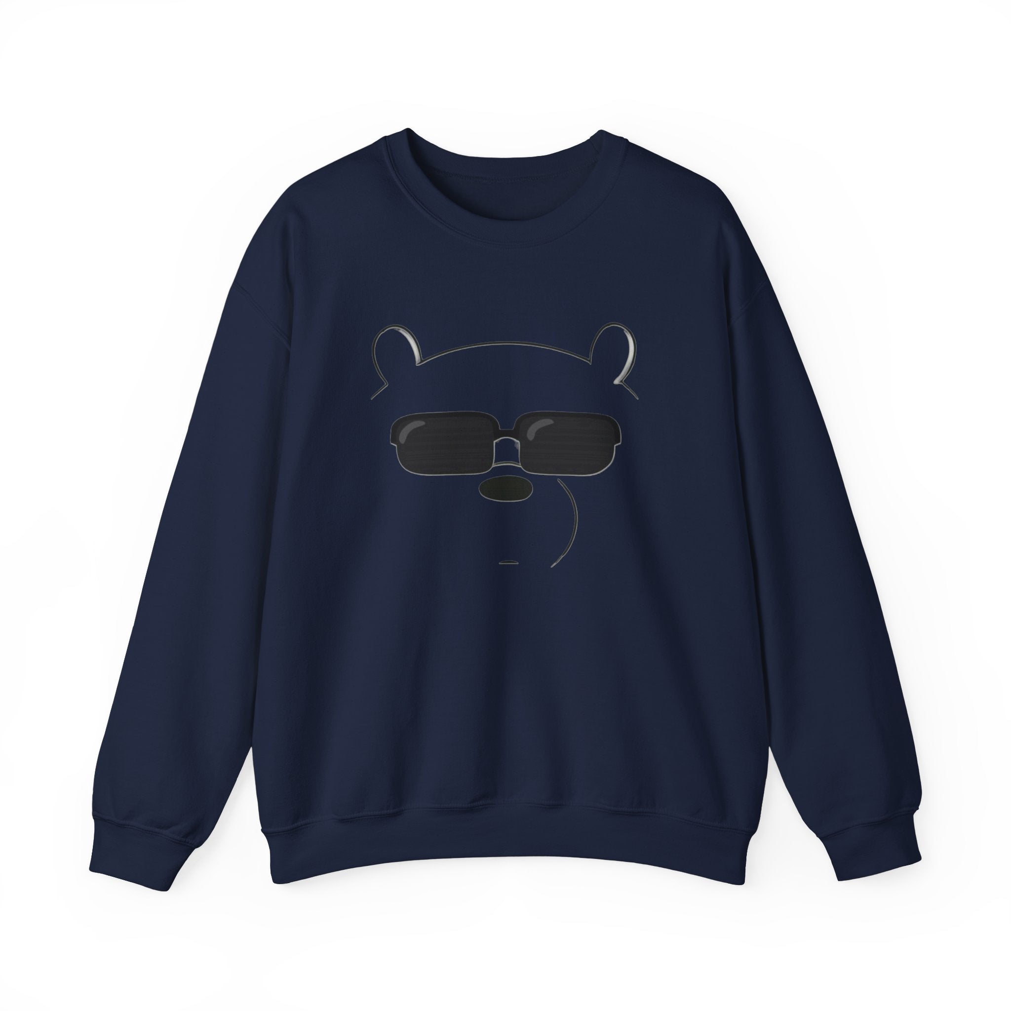 Panda Crewneck Sweatshirt S Navy 