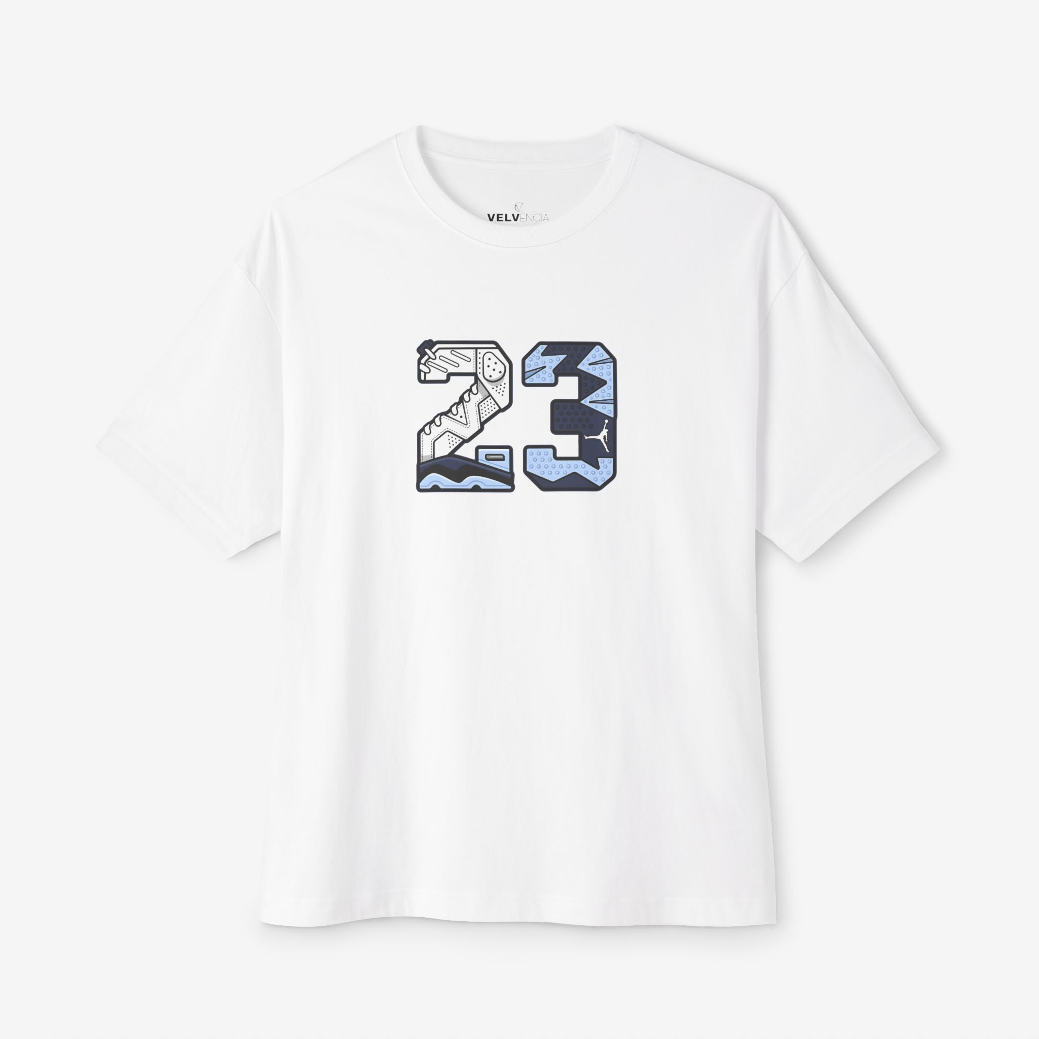 Unisex Oversized Boxy Tee - Retro Jordan 23 Graphic Tee