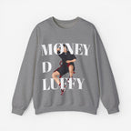 Monkey D Luffy Unisex Sweatshirt S Graphite Heather 