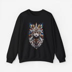 Cat Mandalas Sweatshirt Black S 