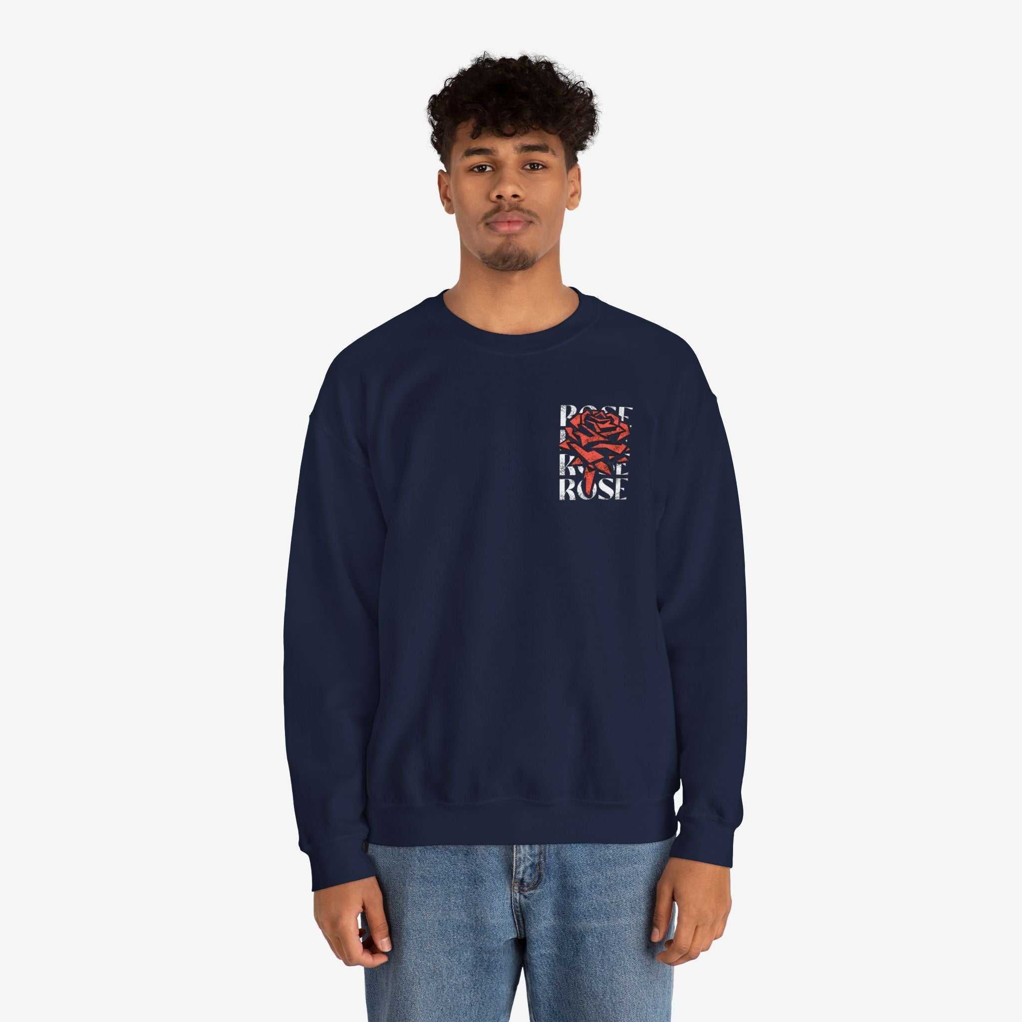 Rose Graphic Unisex Crewneck Sweatshirt