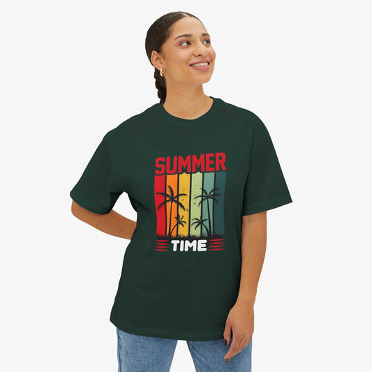 Summer Vibes Unisex Oversized Boxy Tee