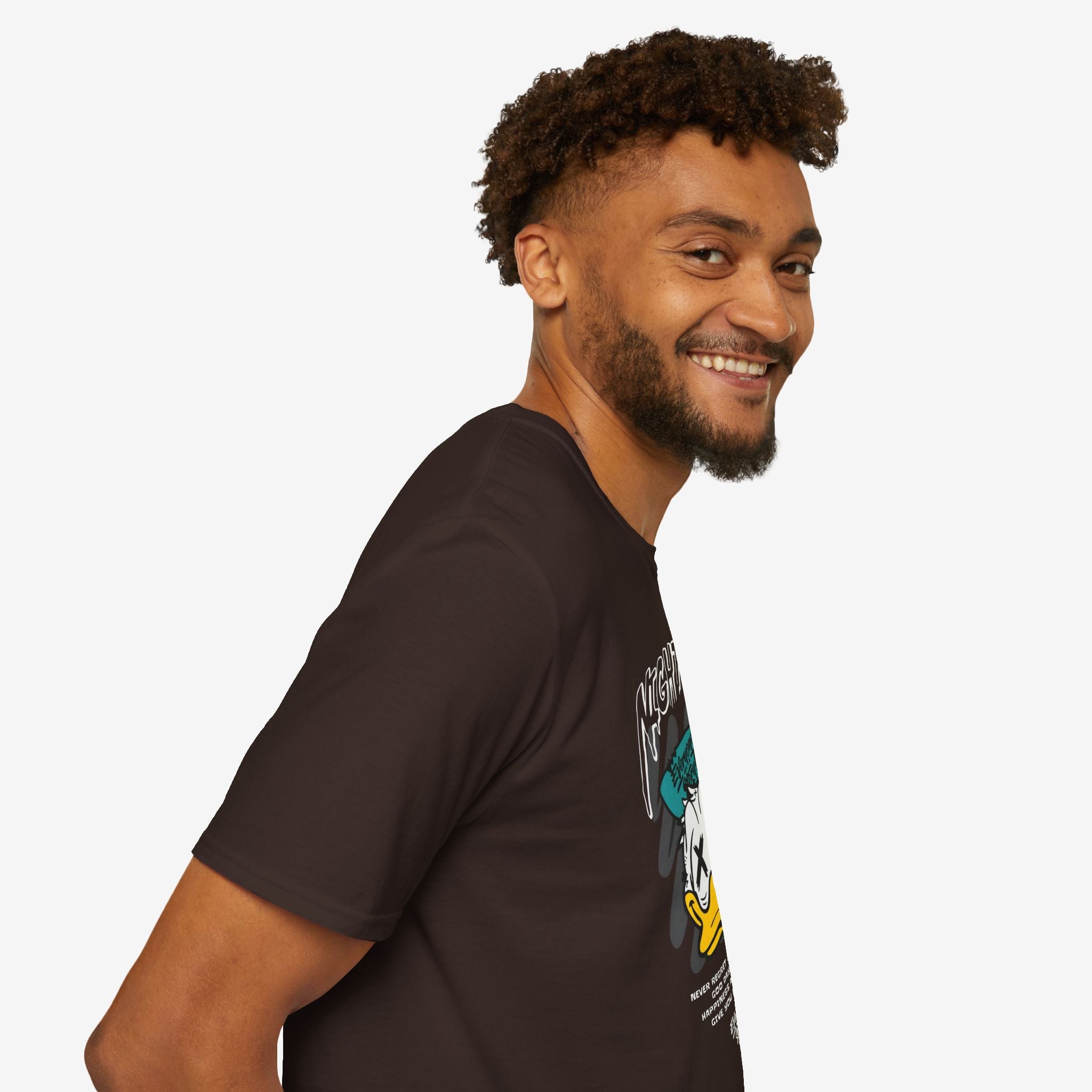 Nightmare Donald Duck Unisex Softstyle T-Shirt - Bold Graphic Tee for Fans