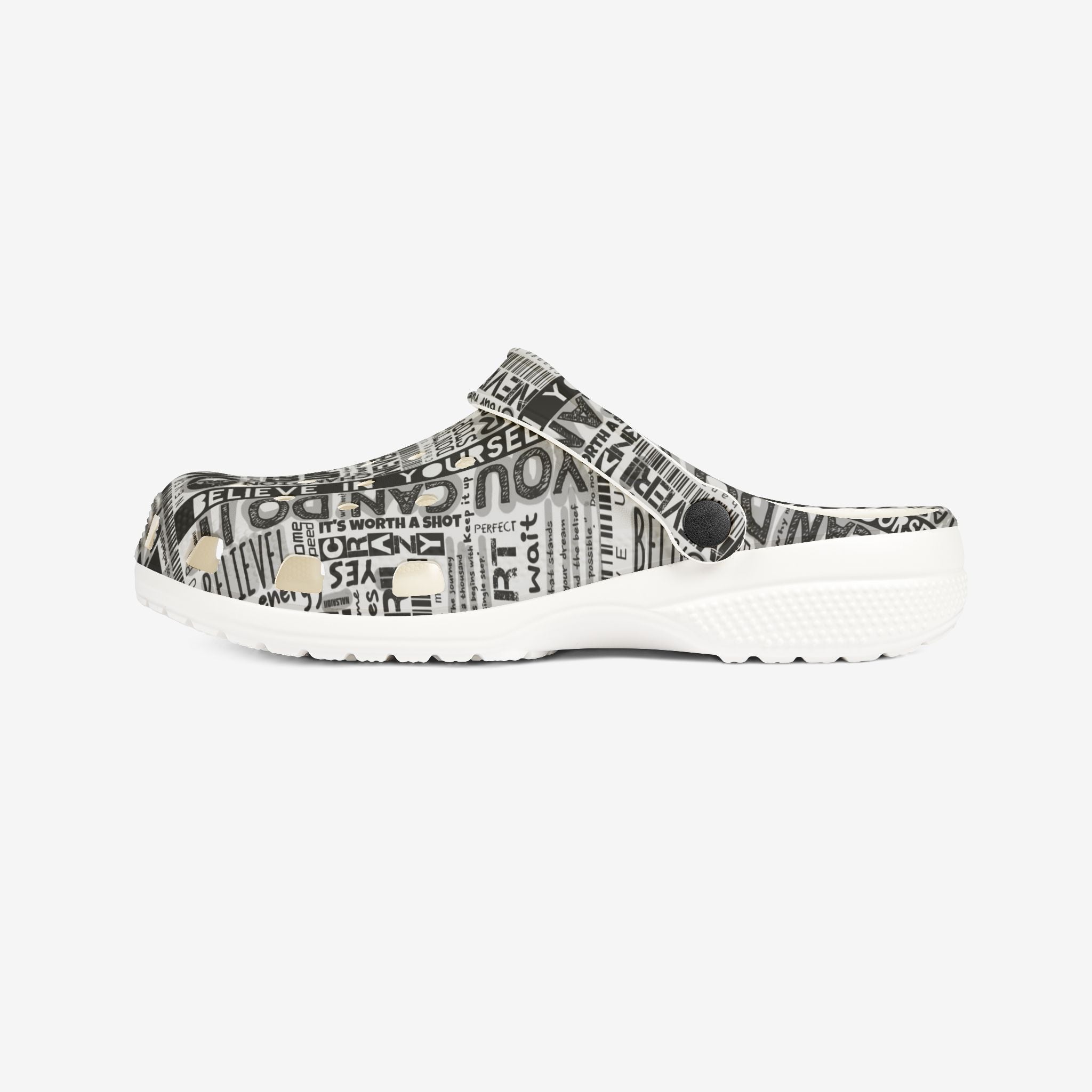 Motivational EVA Foam Rubber Shoes - Comfort & Inspiration for Every Step