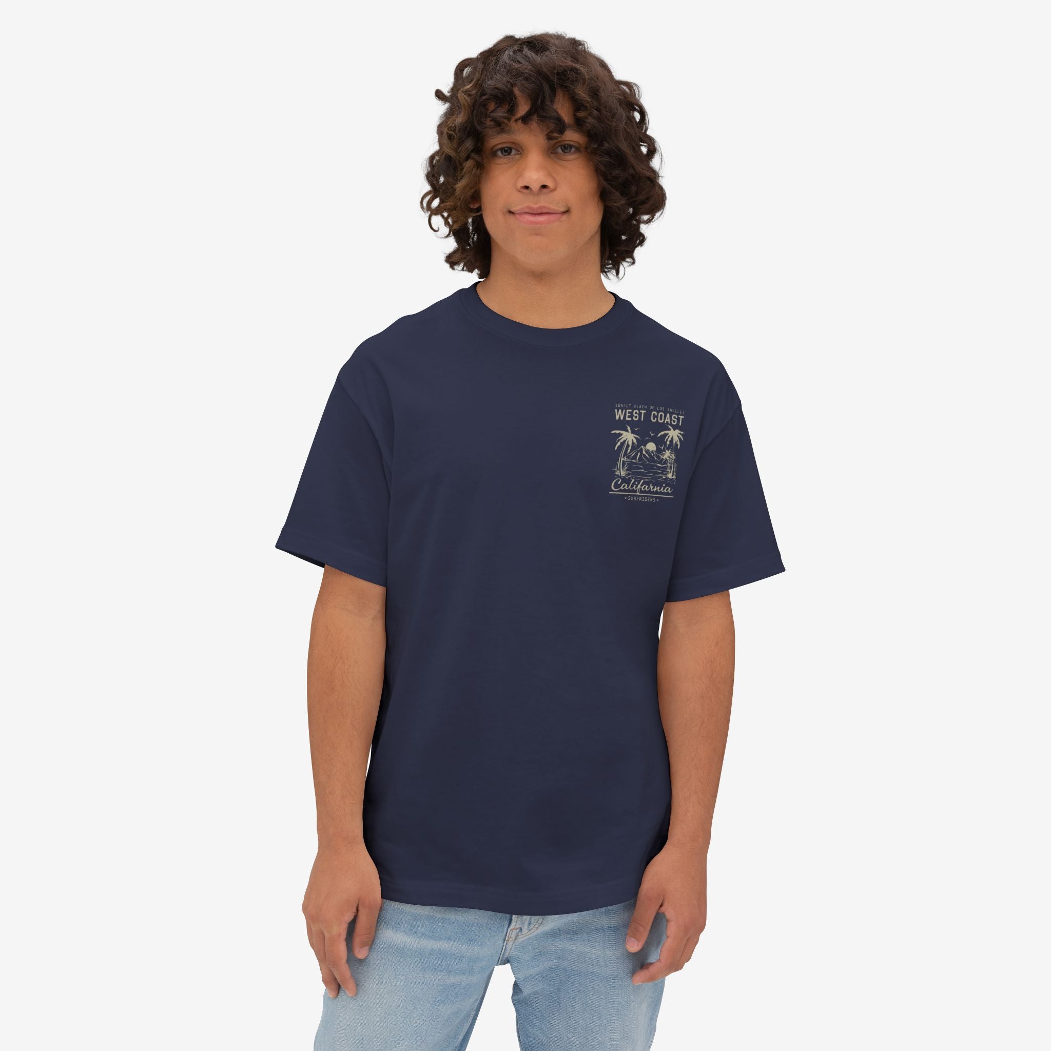 West Coast Sunrise Oversized Tee