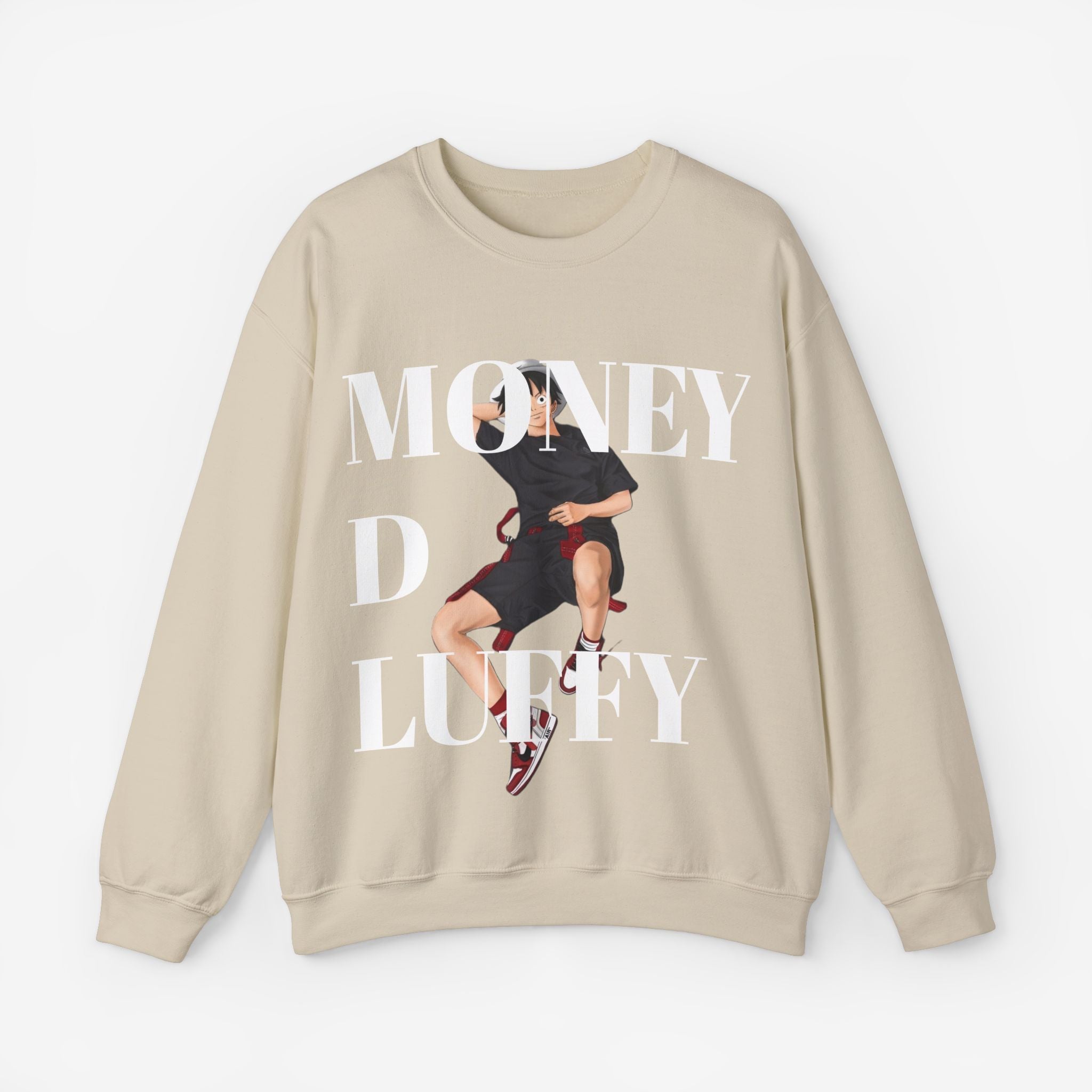 Monkey D Luffy Unisex Sweatshirt S Sand 
