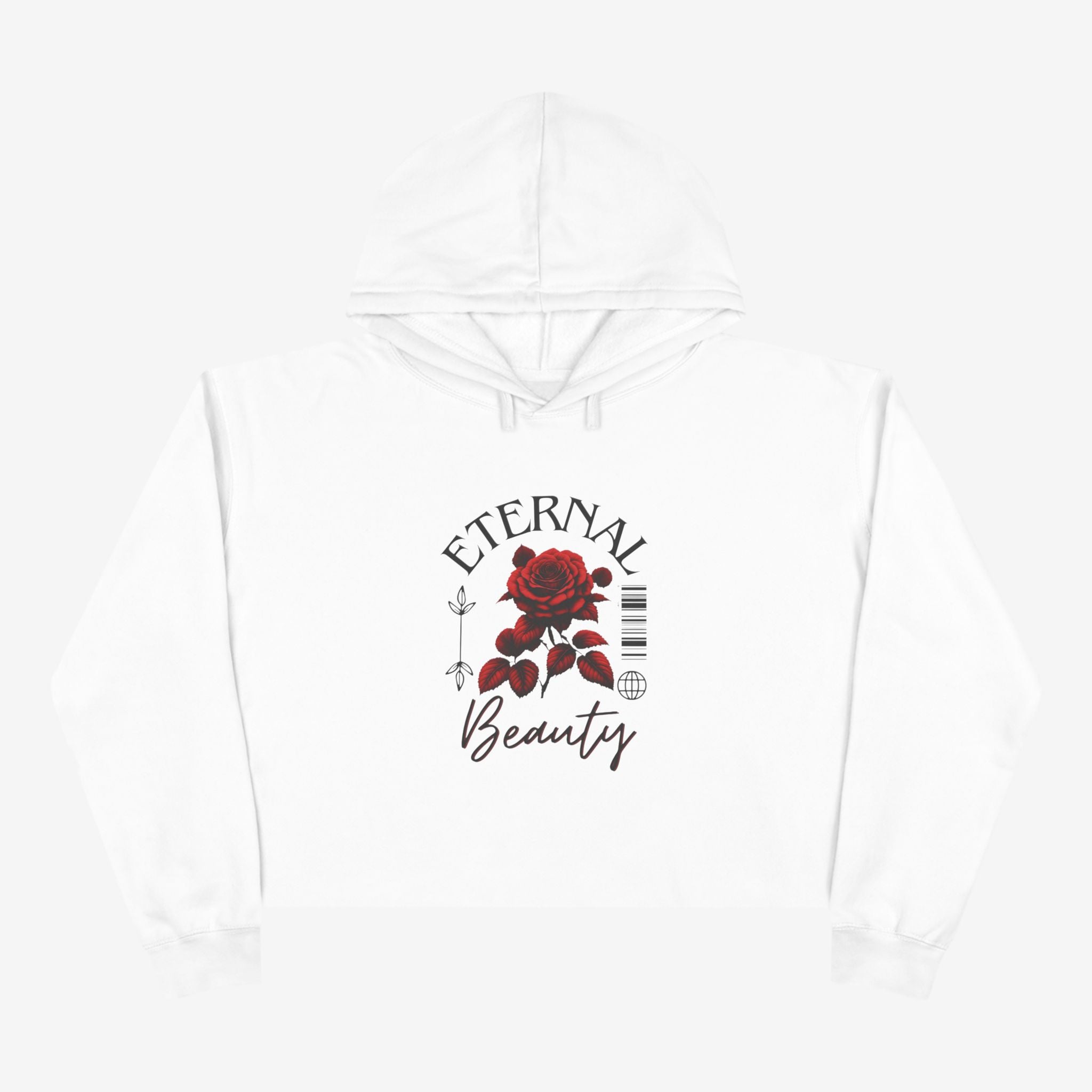 Crop Hoodie - Simple and Stylish Crop Hoodie