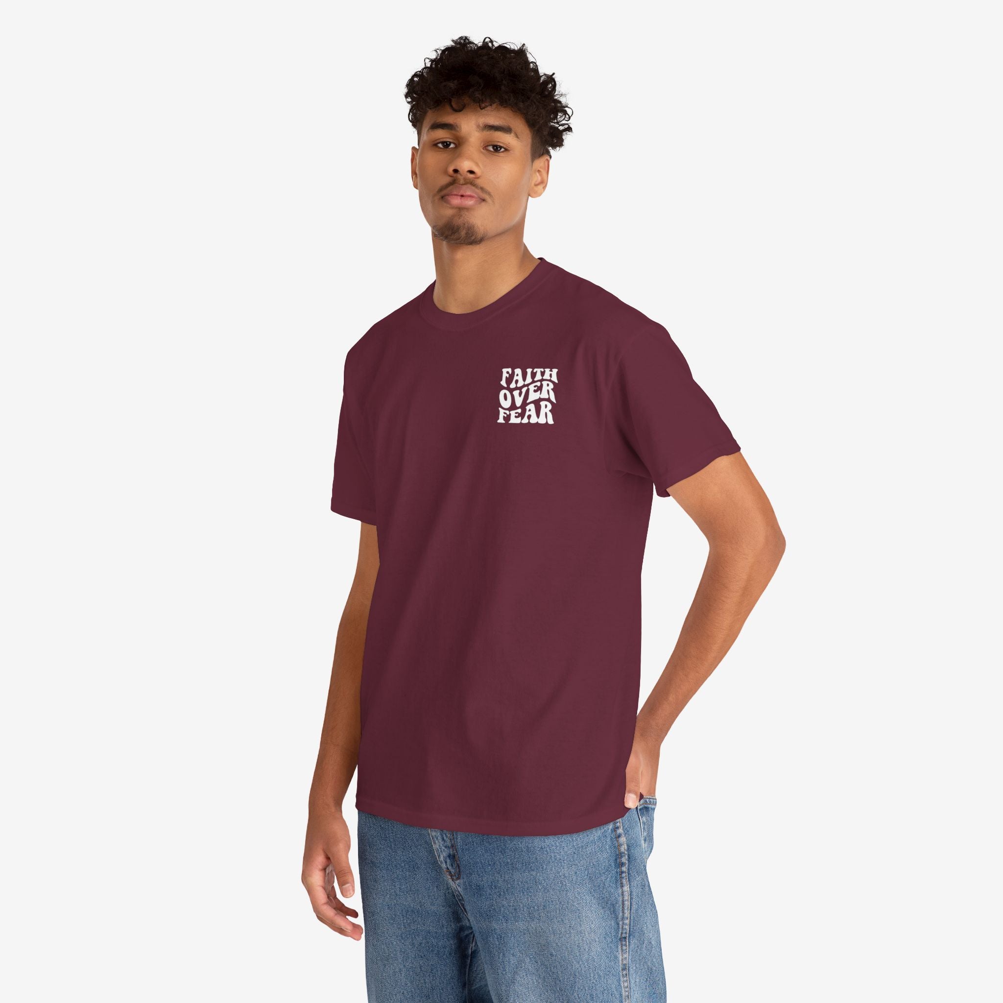 Faith Over Fear Cotton Tee