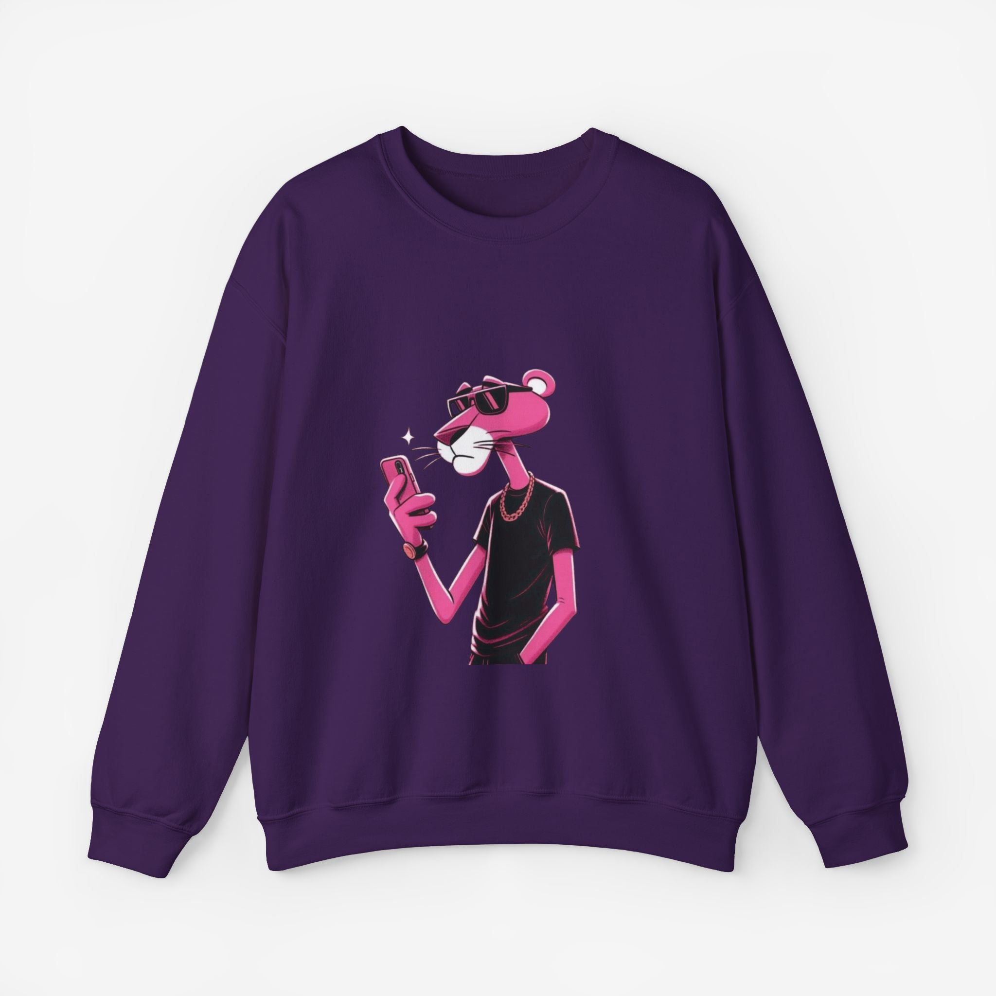 PINKY PANTHER Sweatshirt S Purple 