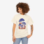 Whimsical Mushroom Unisex Heavy Cotton Tee