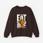 EAT SLEEP REPEAT Sweatshirt Dark Chocolate S 