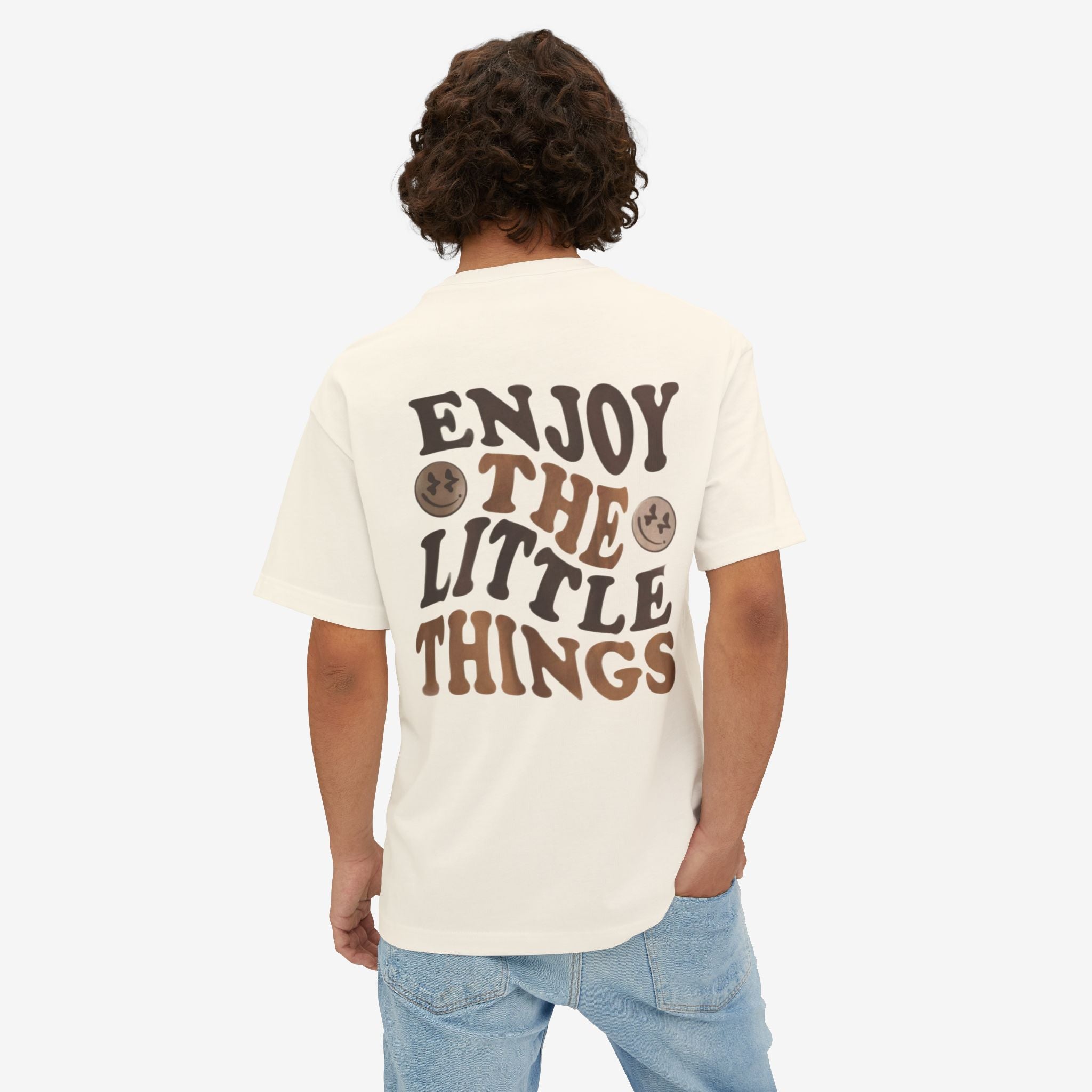 Enjoy The Little Things Oversized Boxy Tee