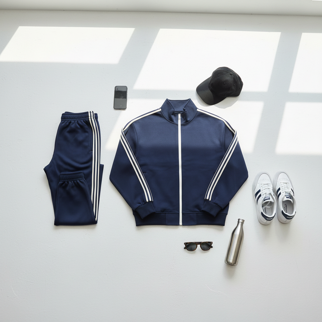 Contrast Side-Stripe Stand Collar  Jacket