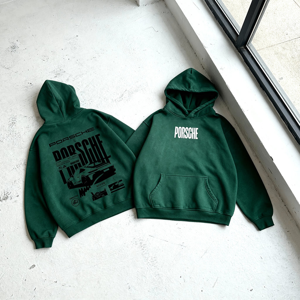 PORSCHE Graphic Sunfade Oversized Hoodie