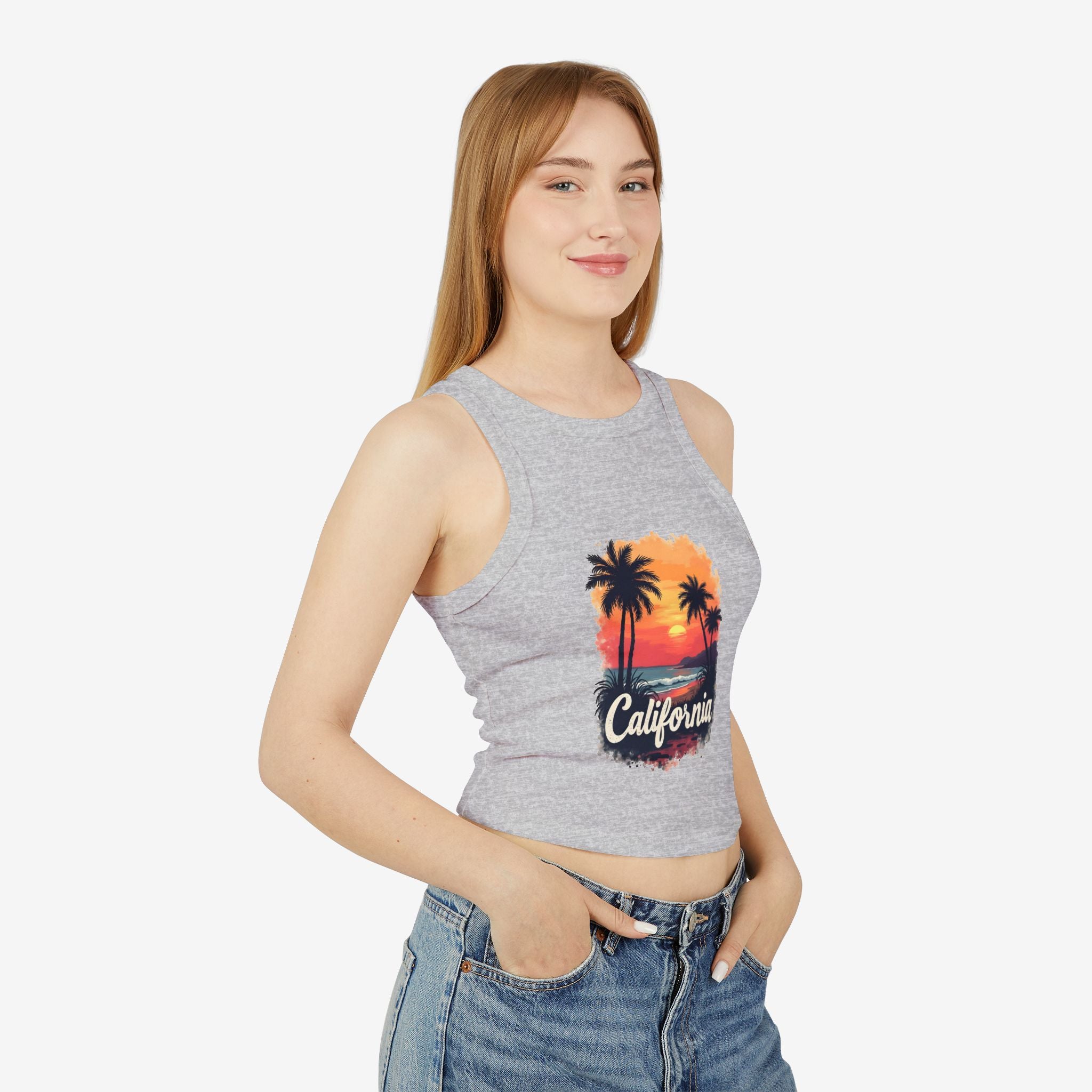 California Sunset Racer Tank Top