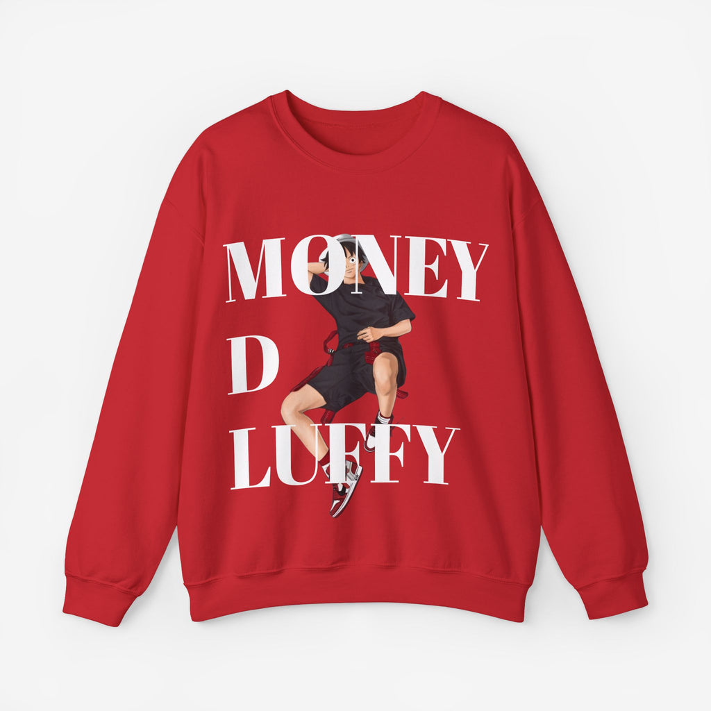 Monkey D Luffy Unisex Sweatshirt S Red 