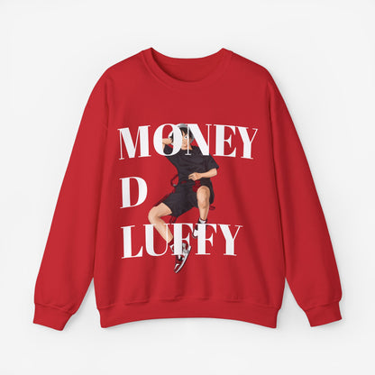Monkey D Luffy Unisex Sweatshirt S Red 