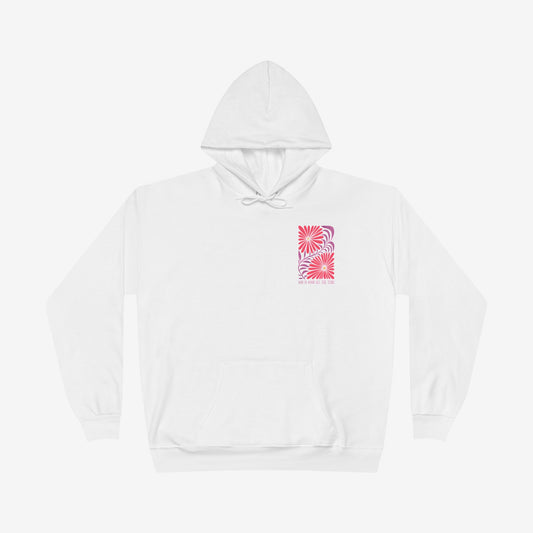 Eco-Friendly Floral God is Good Hoodie - Unisex Pullover Sweatshirt