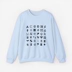 Crewneck Sweatshirt Letter Design