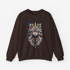 Cat Mandalas Sweatshirt Dark Chocolate S 